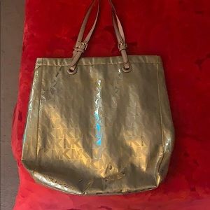 Gold Michael Kors Handbag